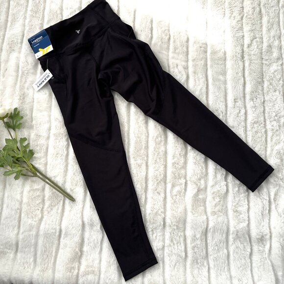 NWT Kids Old Navy PowerSoft Leggings (Black) S / 6-7Y - Picture 7 of 7